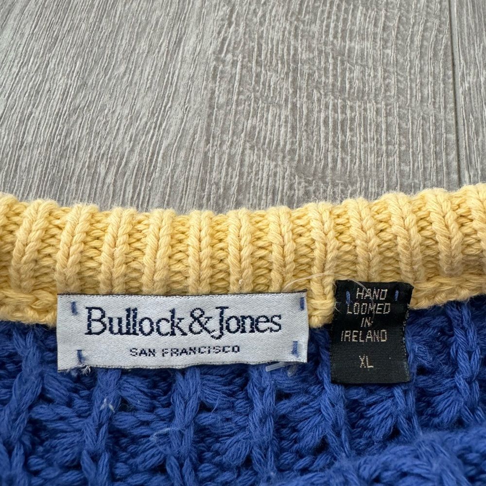 Bullock and Jones Vintage Extra Thick Heavy Hand Loomed Sweater