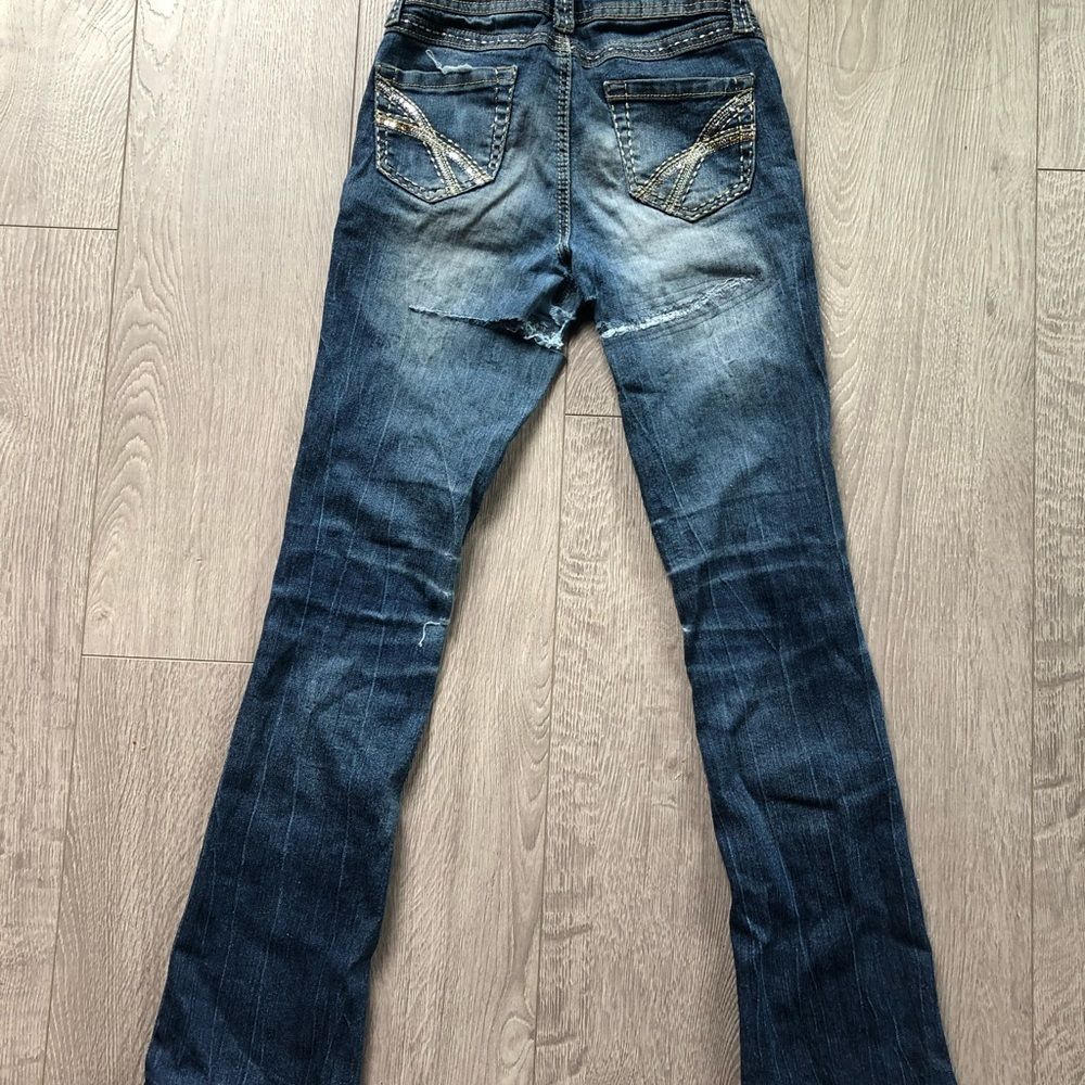 Vanilla Star Dark Denim Blue Jeans