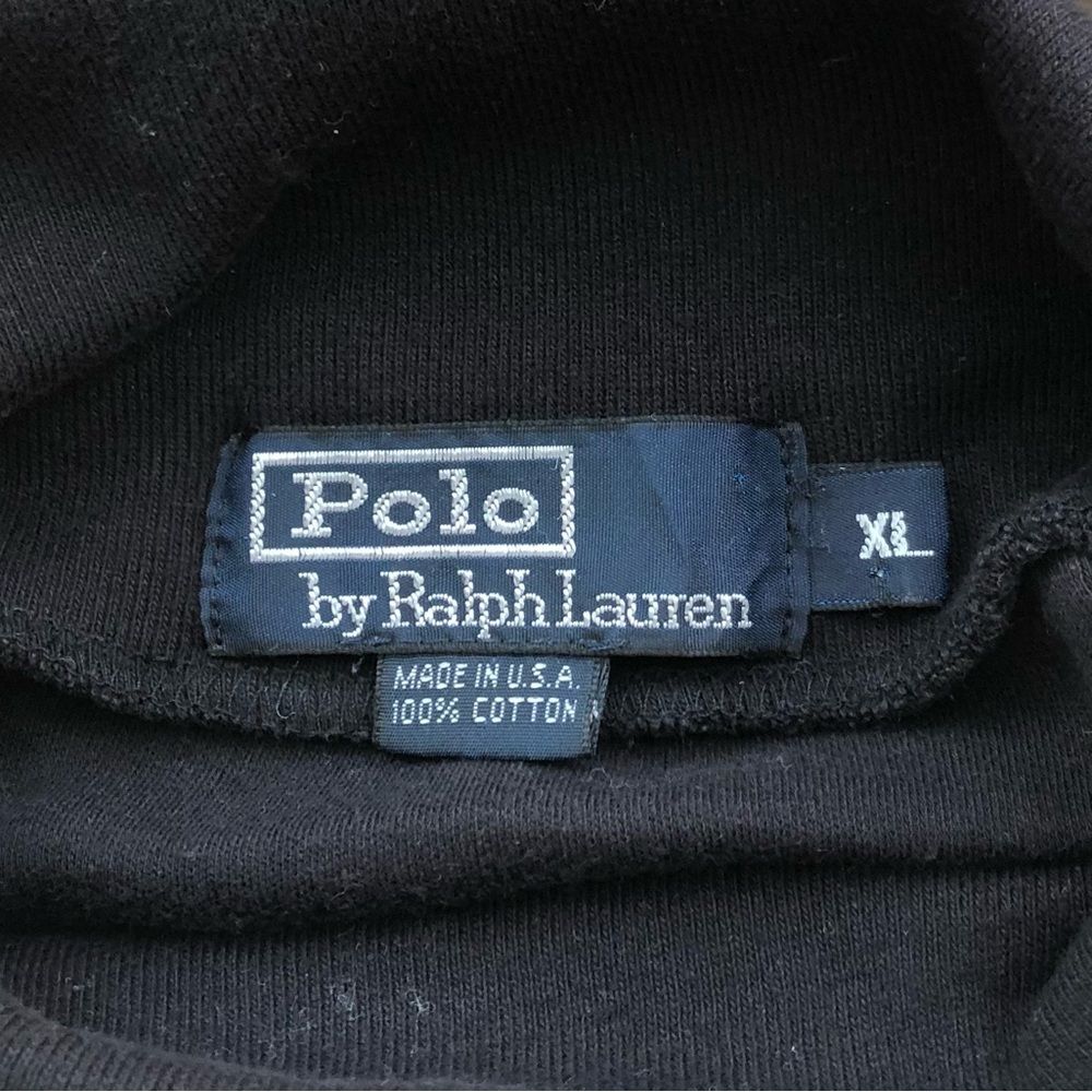 Polo Ralph Lauren Classic Fit Black Long Sleeve Turtle Neck Shirt