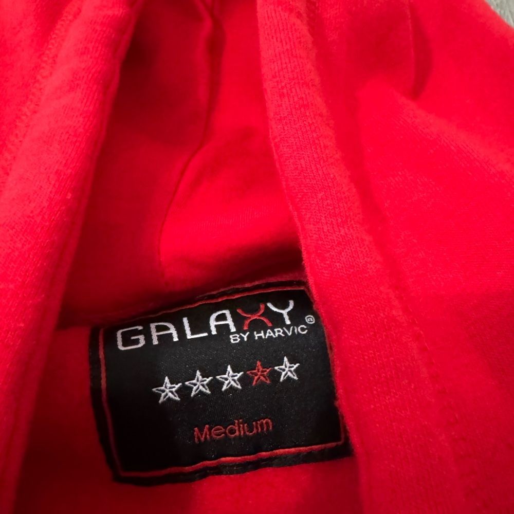 Galaxy Red Full Zip Hooded Jacket