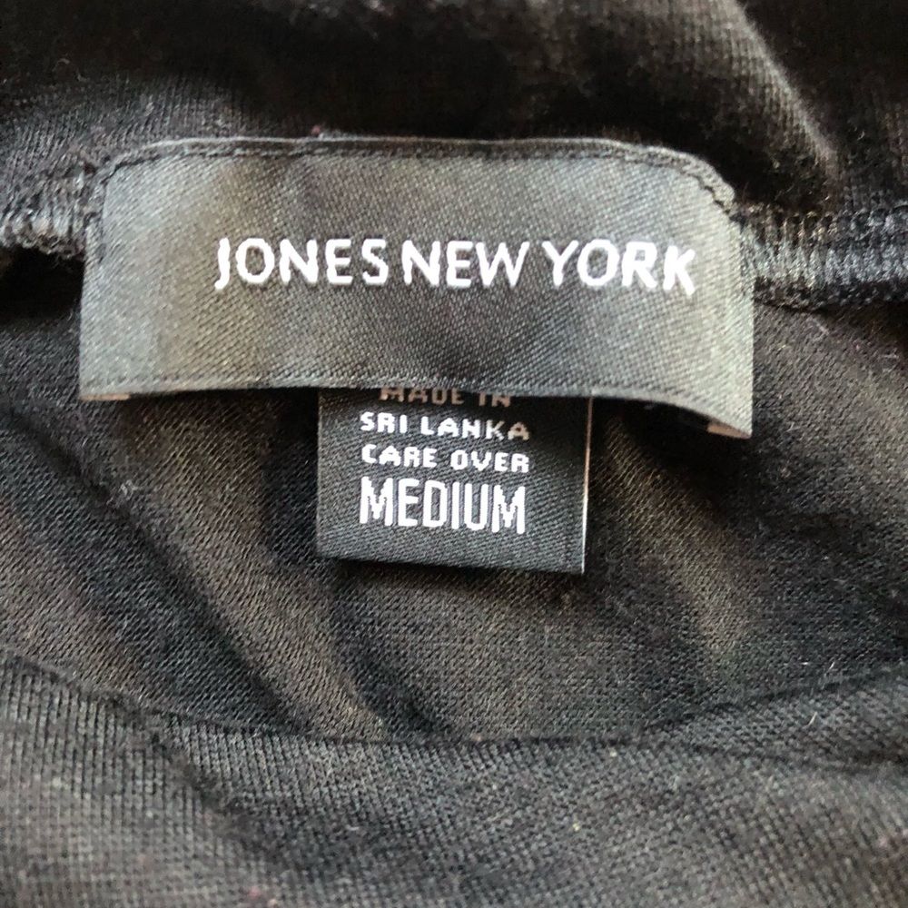 Jones New York Black Blouse Shirt