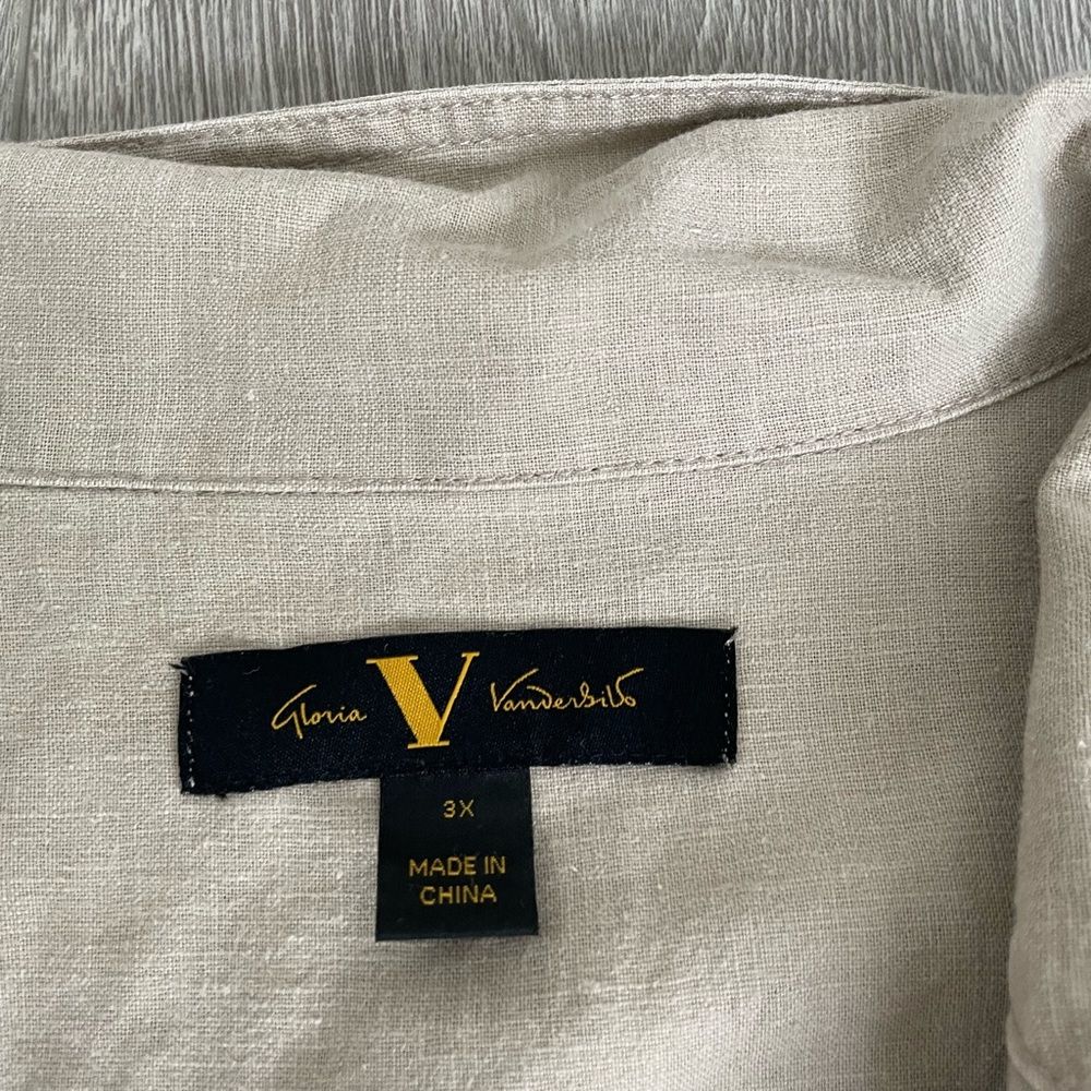 Gloria Vanderbilt Utility Beige Jacket