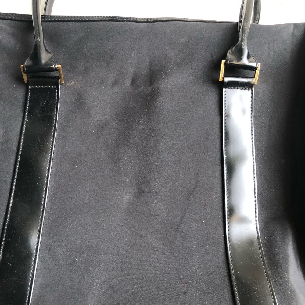 Macy’s Dark Grey Large Duffle Tote Bag