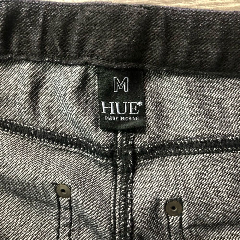 Hue Grainy Grey Skinny Denim Jean Jeggings