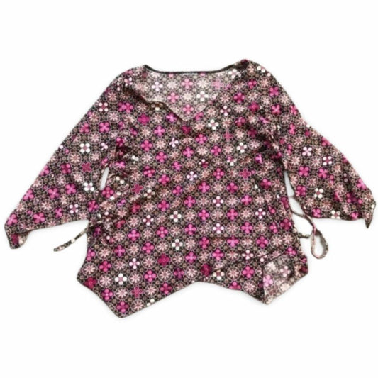 Bloomingdale’s Flower Patterned Blouse Top