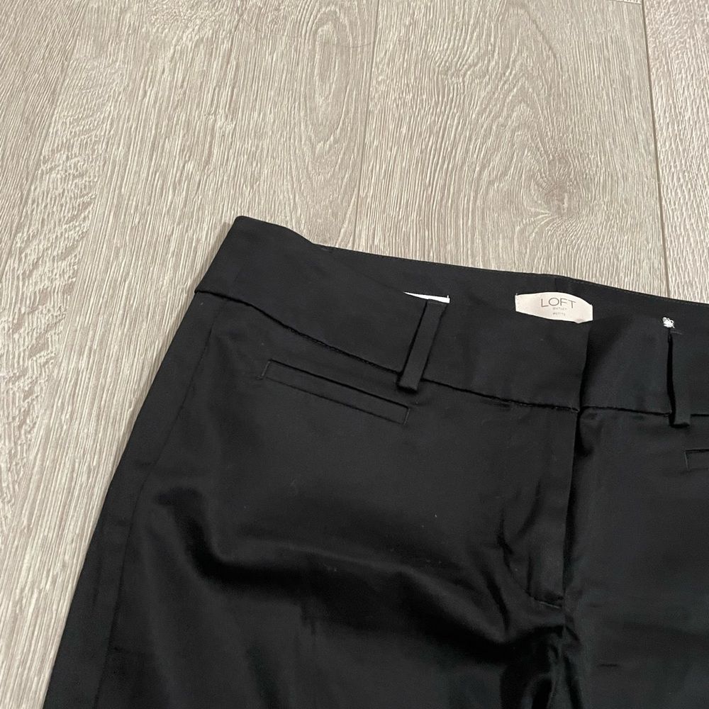 LOFT Outlet Black Bermuda Shorts