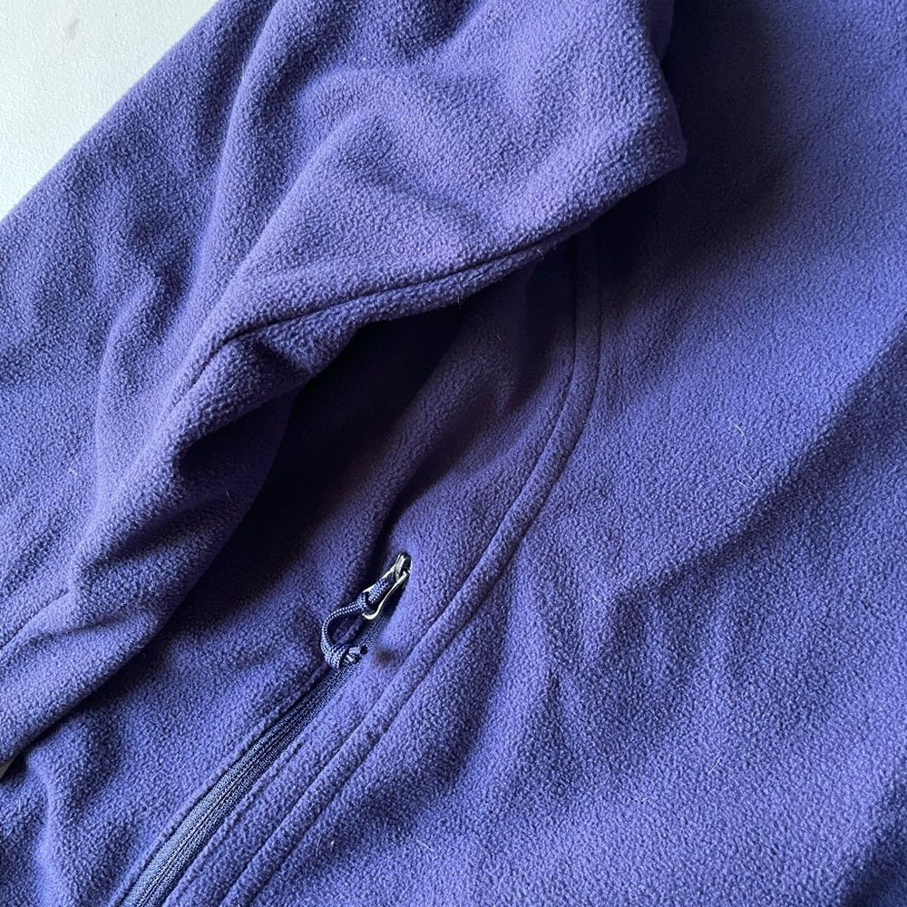 Columbia Fleece Zip Up Purple Jacket