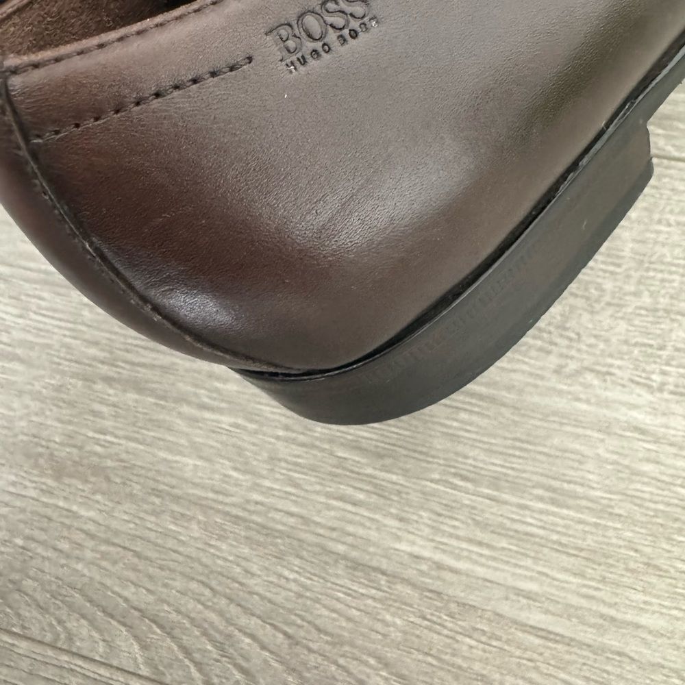 Hugo Boss Leather Brown Dress Shoes