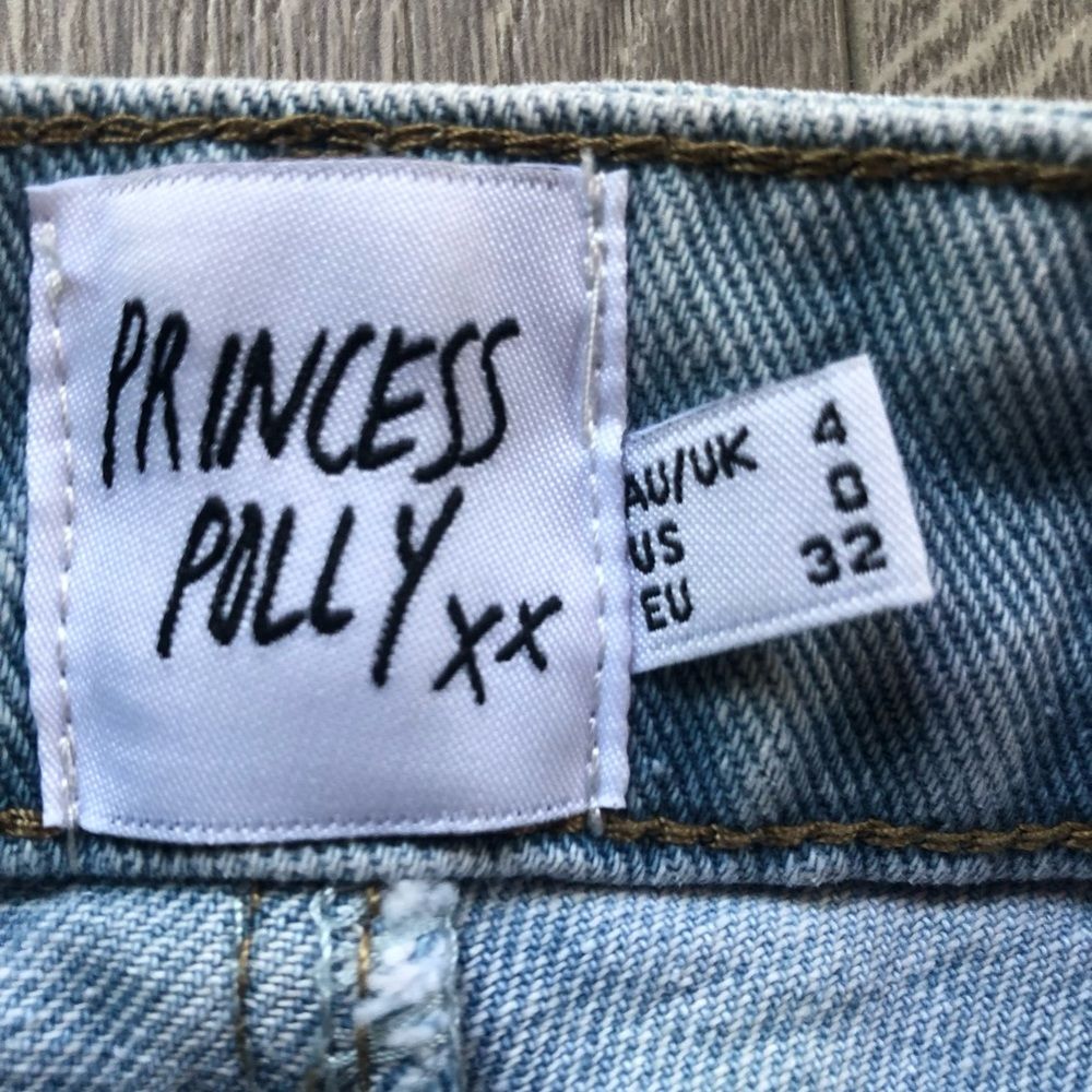 Princess Polly Ripped High Waist Denim Jeans