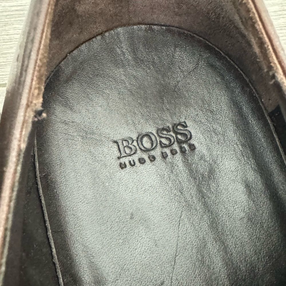 Hugo Boss Leather Brown Dress Shoes