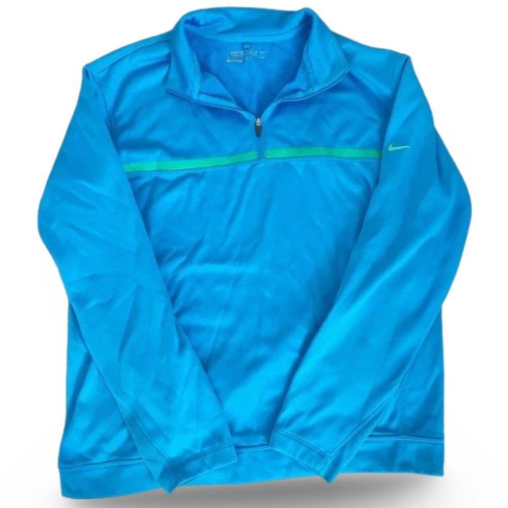 Nike Golf Blue Quarter Zip Jacket