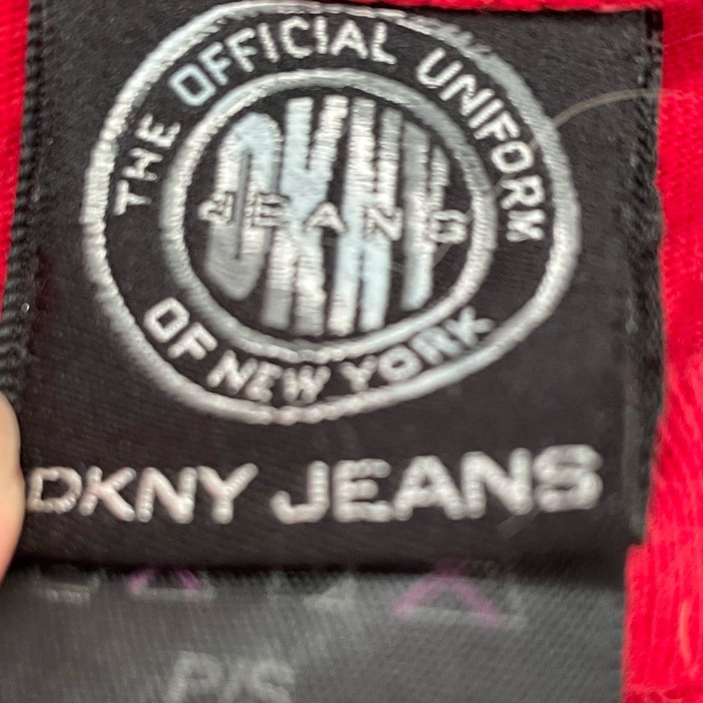 DKNY Jeans Red Long Sleeve Shirt