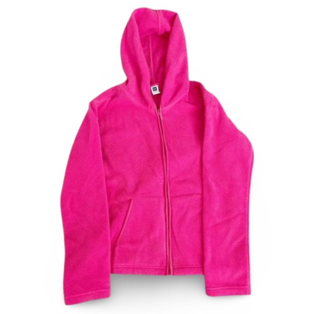 Gap Fleece Pink Zip Up Hooded Jacket