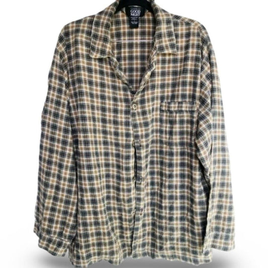 Charles Goodnight Checkered Buttoned Down Dress Shirt