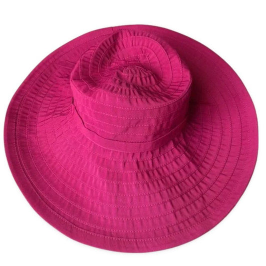 H&M Dark Pink Fisherman Style Bowtie Sunny Bucket Hat