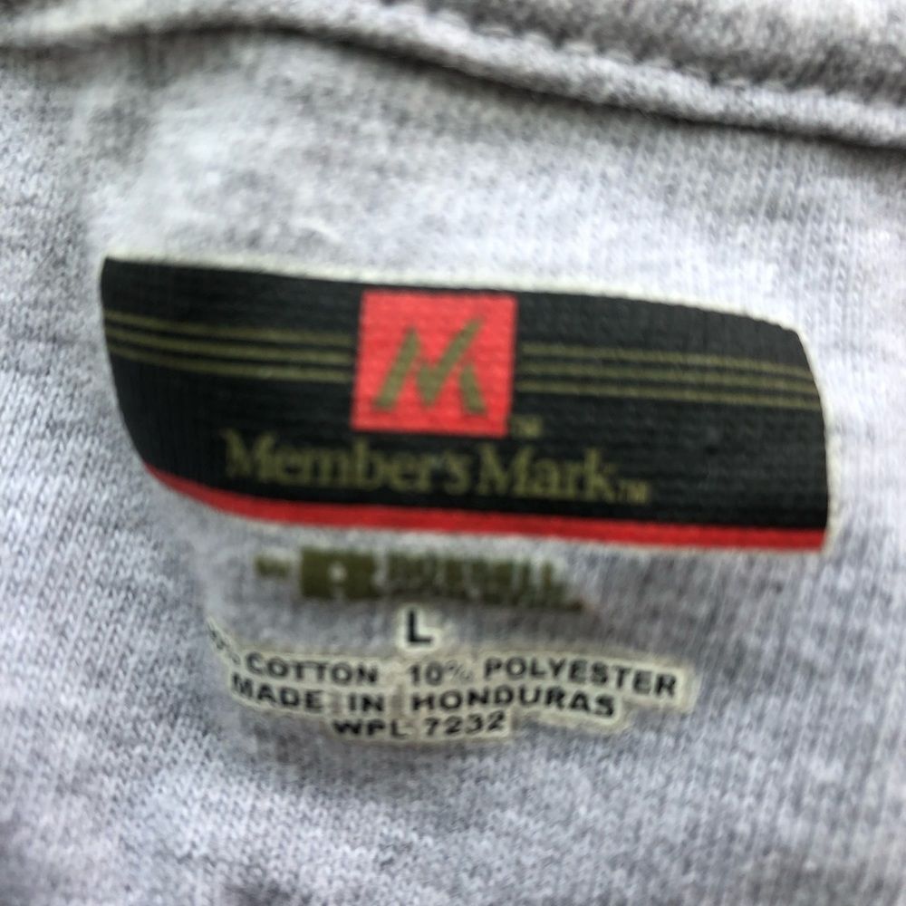 Member’s Mark Grey Long Sleeve Shirt Top