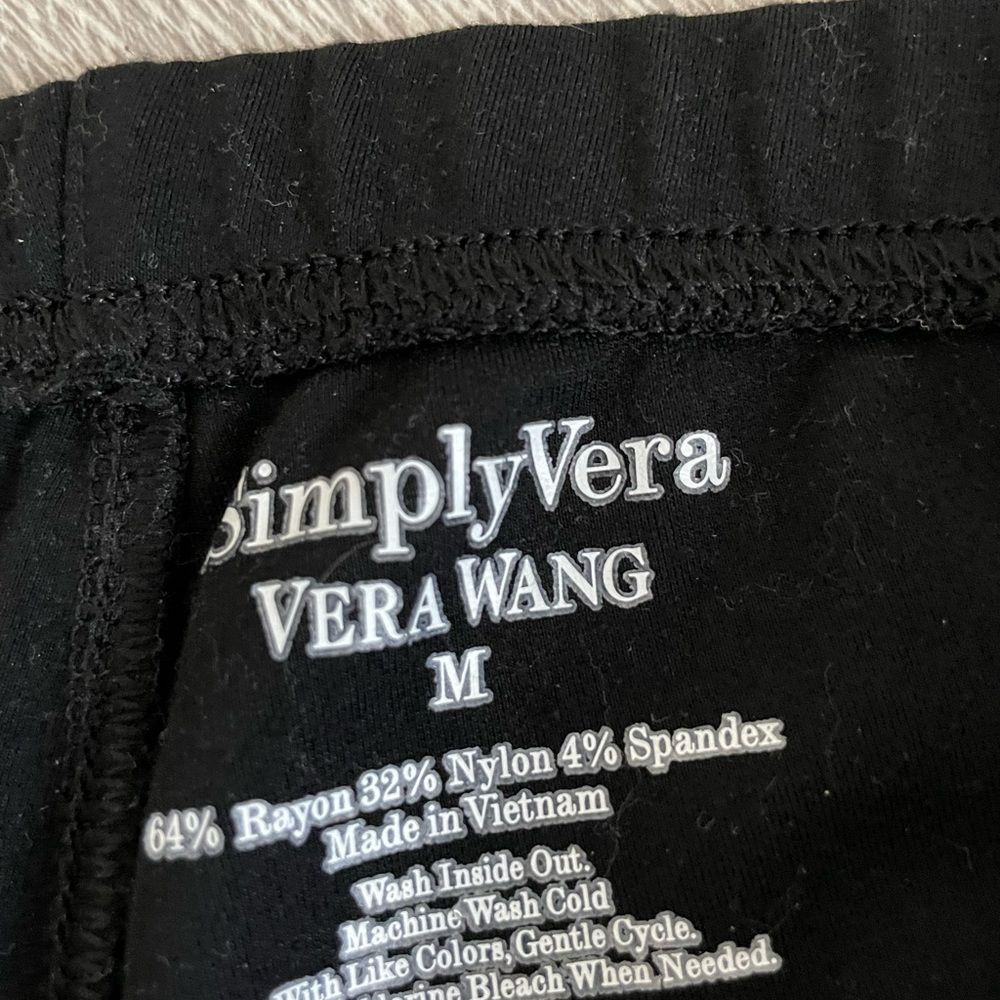 Simply Vera by Vera Wang Black Leggings Pants