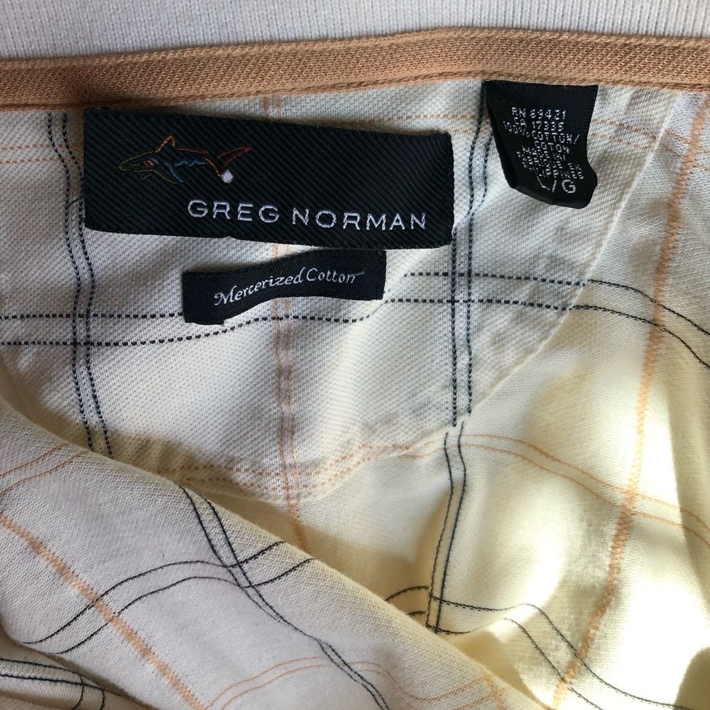 Greg Norman Checkered Button Collared Casual Shirt