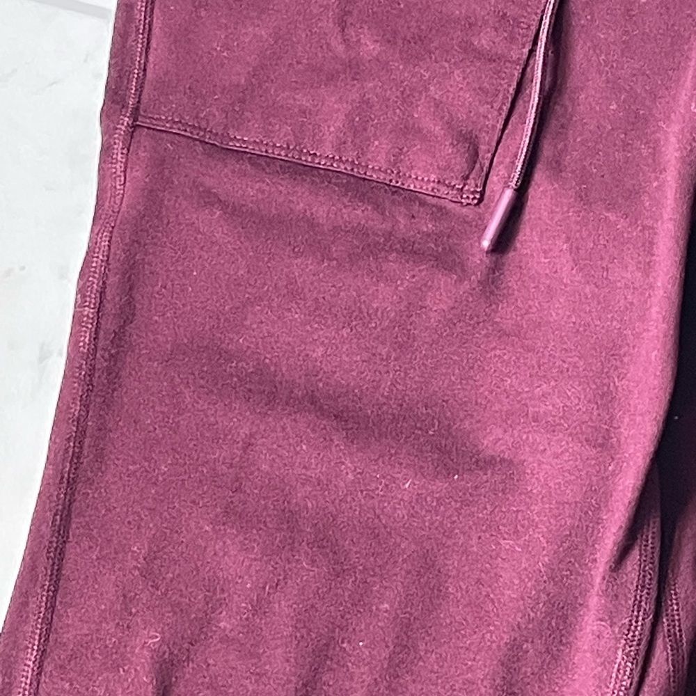 Old Navy Stretchy Burgundy Soft Athletic Pants