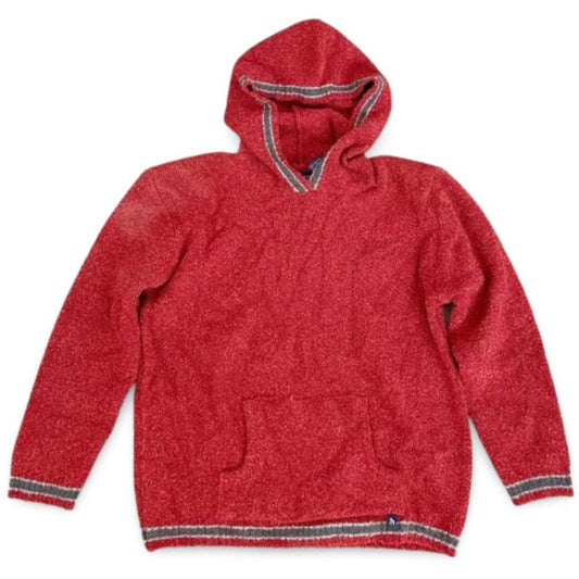 Nordstrom Red Fleece Hoodie Sweater