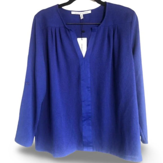 Collective Concepts Navy Blue Blouse Shirt