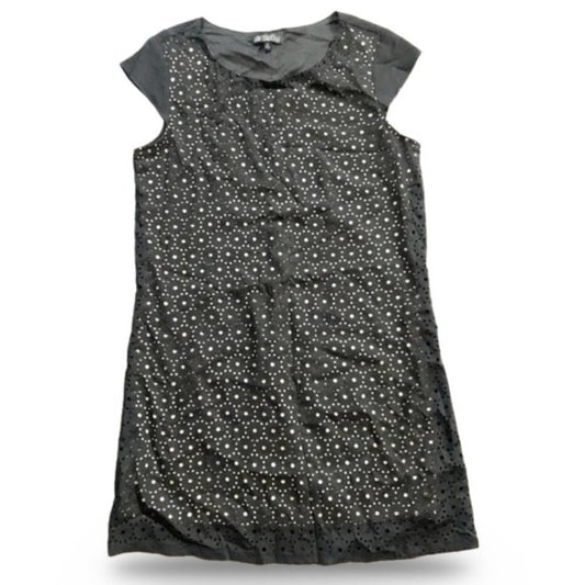 BeBop Eyelet Black Mini Casual Dress