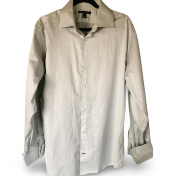 Banana Republic Beige Casual Button Down Dress Shirt