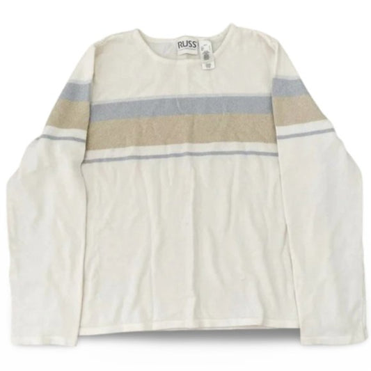 Liz Claiborne Sparkly Striped Sweater