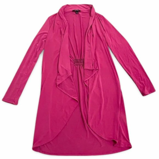 Apt 9 Pink Long Sleeved Draping Cardigan