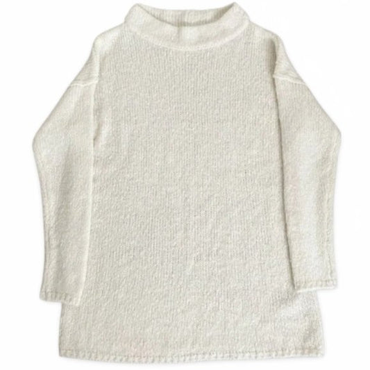 All Worthy Ivory Knitted Long Sleeve Sweater