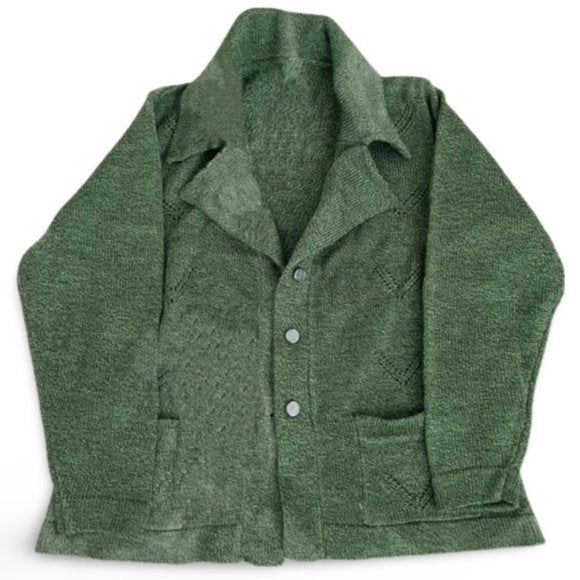 Macy’s Thick Green Buttoned Coat