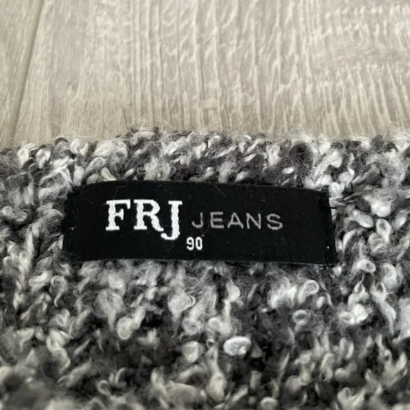 FRJ Jeans Grey Knitted Long Sleeve Sweater