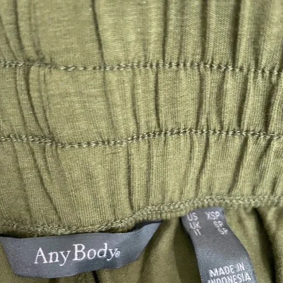 Anybody Green Cropped Jogger Pants