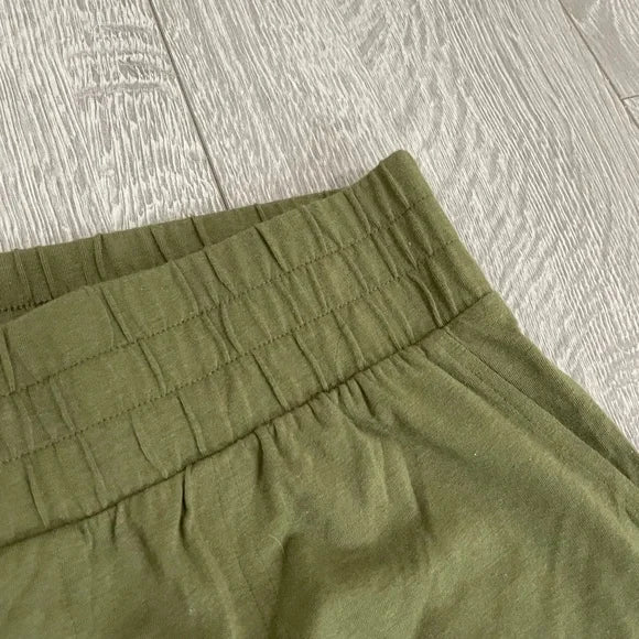 Anybody Green Cropped Jogger Pants