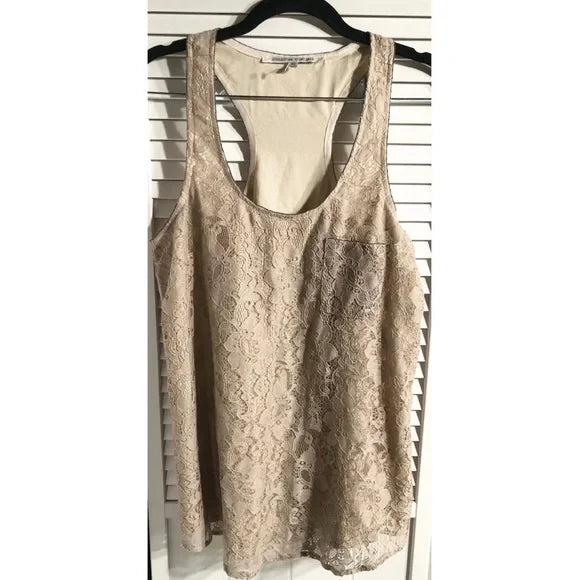 Collective Concepts Gold Accents Blouse Tank Top