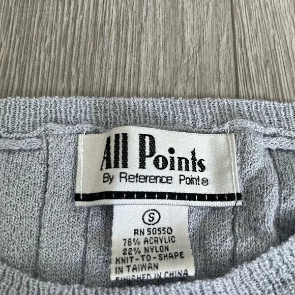 All Points Vintage Grey Knitted Sweater