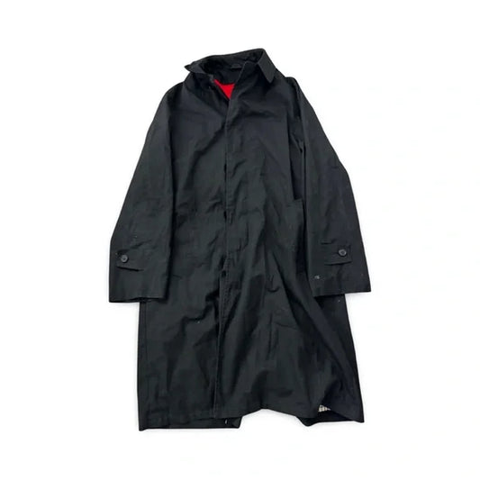 Macy’s Buttoned Black Long Winter Coat