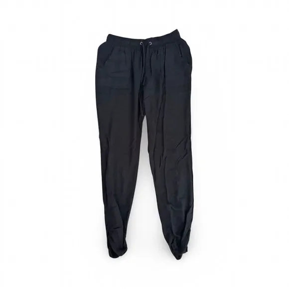 Rewash Black Casual Lightweight Lounge Jogger Pants