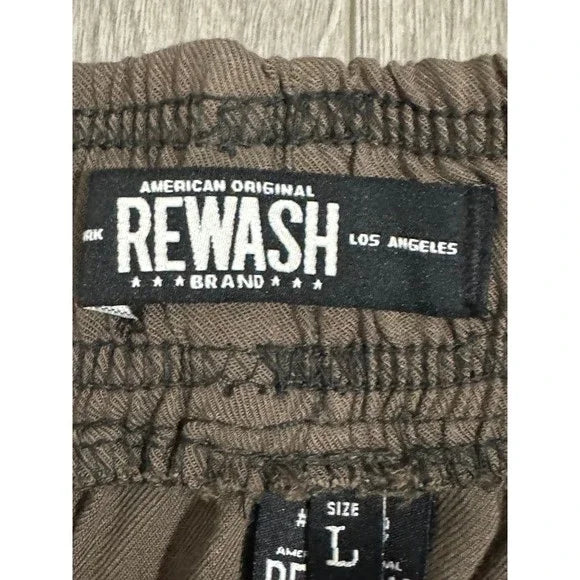 Rewash Lounge Crinched Ankle Jogger Soft Sweatpants