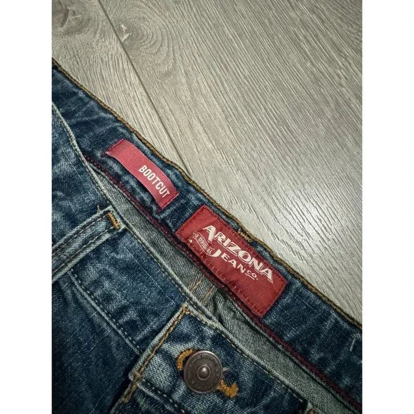 Arizona Jeans Vintage Denim Blue Bootcut Jeans