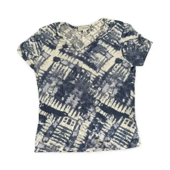 St John Sport Blue Patterned Tee Shirt