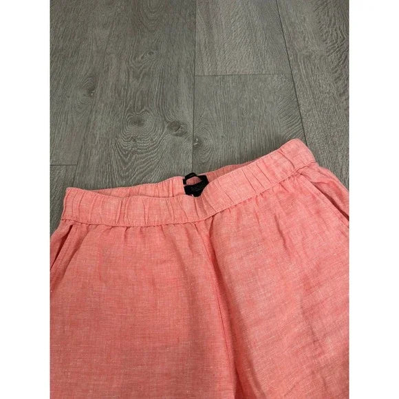 Rachel Zoe Orange Linen Casual Pants