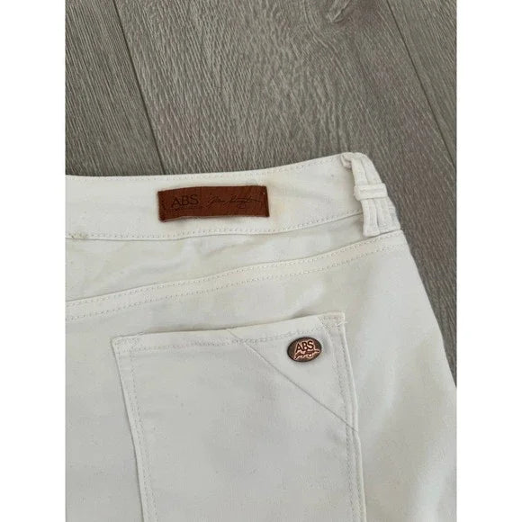 ABS Denim Collection White Skinny Jeans