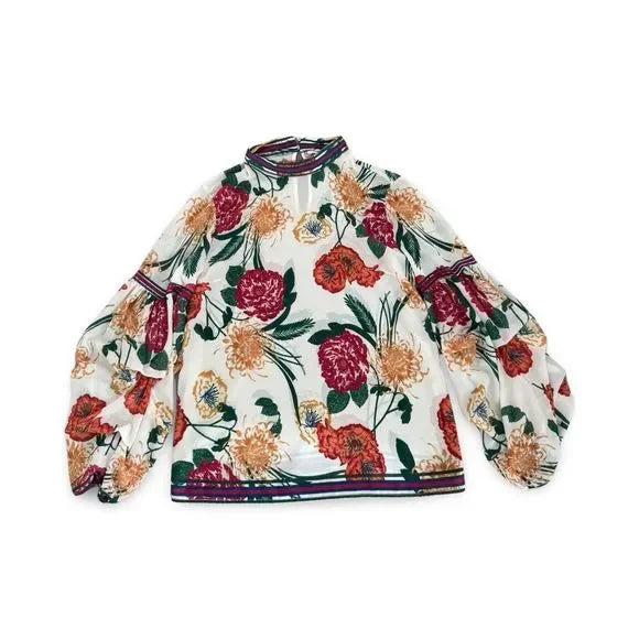 Jealous Tomato Floral Long Sleeve Sweater