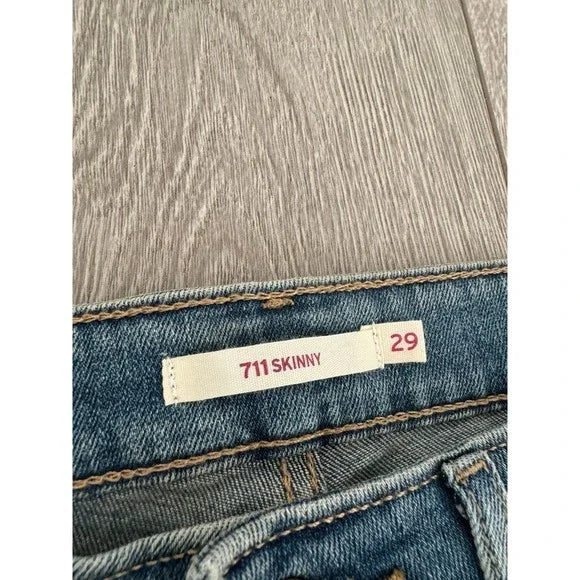 Levi’s 711 Skinny Denim Blue Jeans