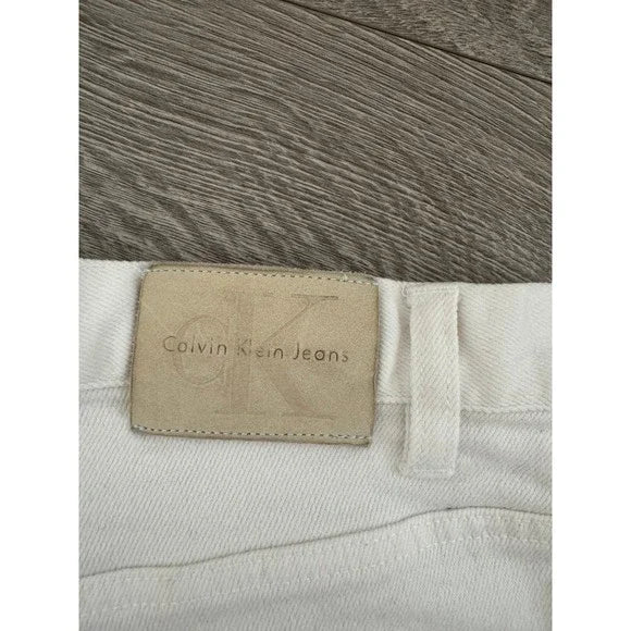 Calvin Klein Vintage White Denim Jeans