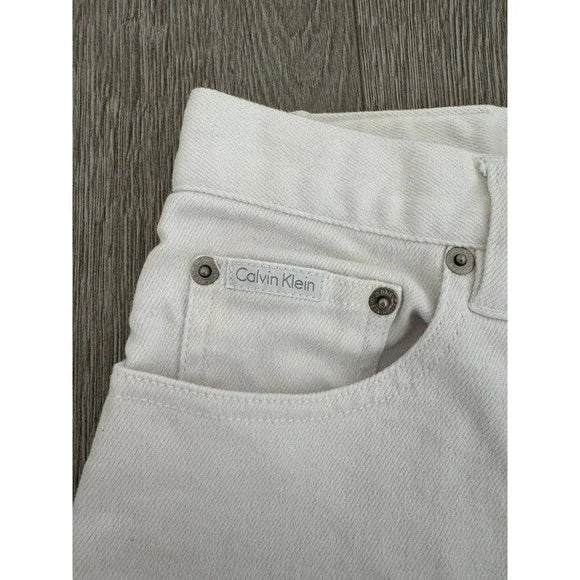 Calvin Klein Vintage White Denim Jeans