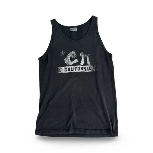 WESC Mickey Hand LA Black Tank Top