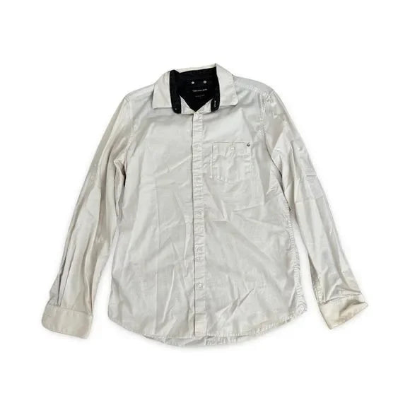 Calvin Klein White Button Down Dress Shirt