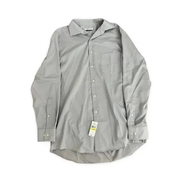 Van Heusen NWT Grey Button Down Dress Shirt